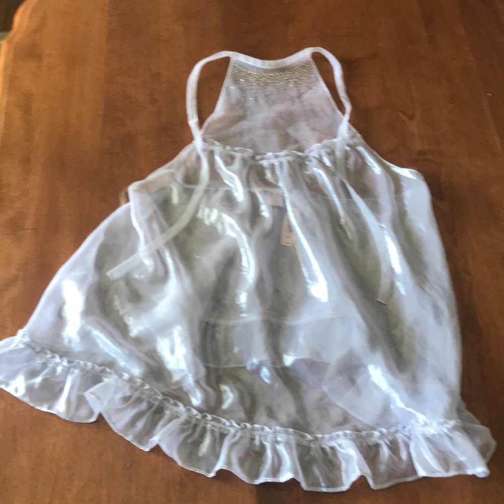 Victoria’s Secret brand new sheer flowy halter top